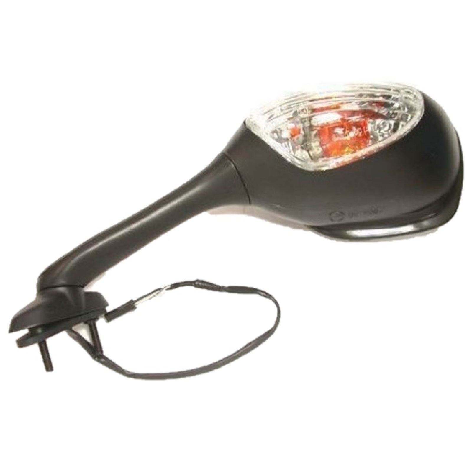 Verkleidungsspiegel Paar für Suzuki GSX-R 600 2006-2010 750 2006-2010 1000 2005-2010 aus Kunststoff in schwarz e-geprüft