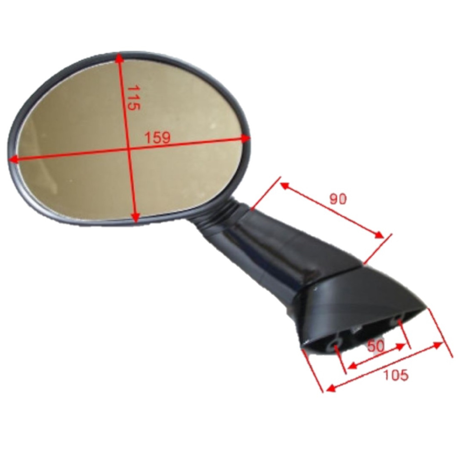 Verkleidungsspiegel Paar für Suzuki GSX 600 1988-1997 750 F 1989-1997