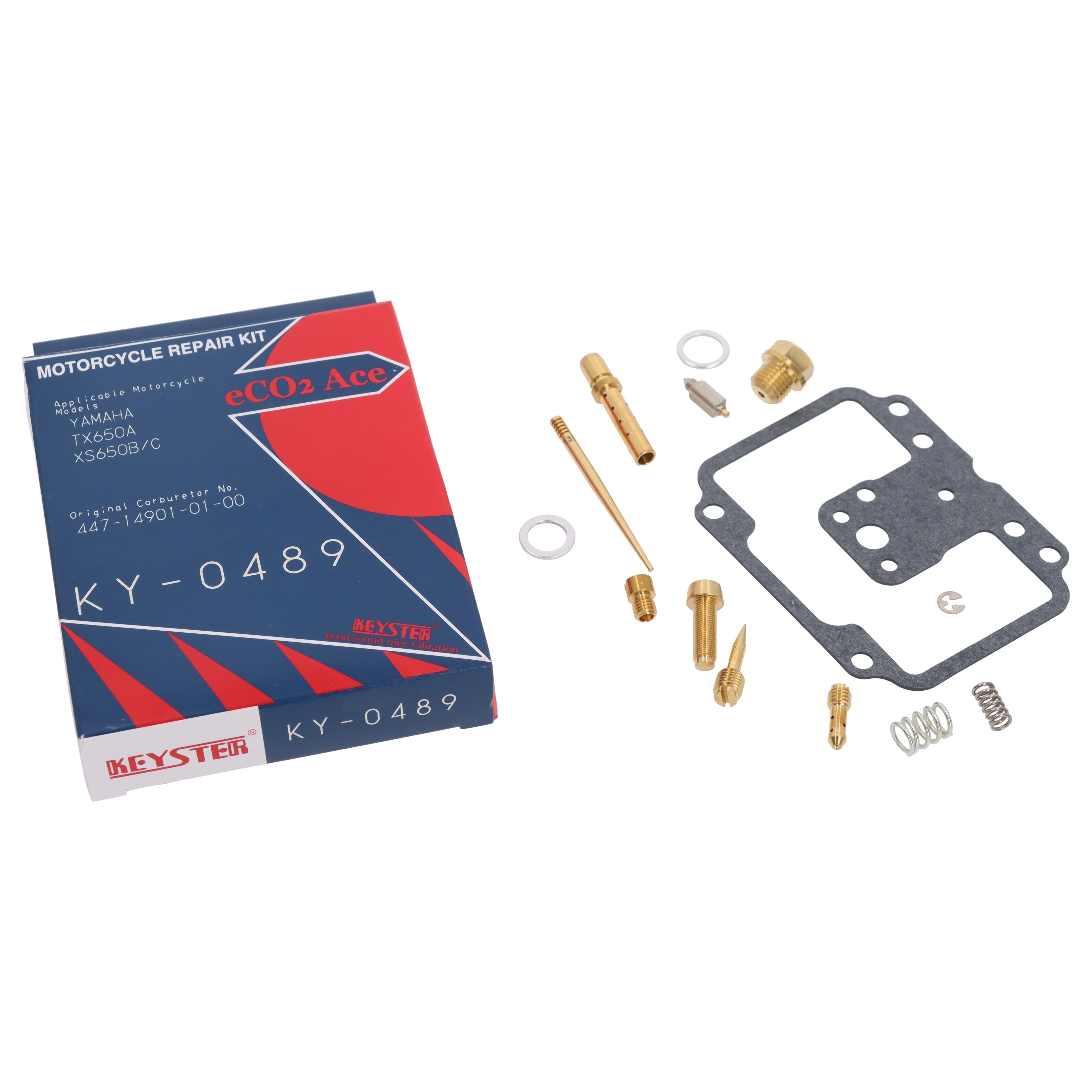 Keyster KY-0489 Vergaser Reparatursatz für Yamaha XS 650 1975 - 1976 Typ 447
