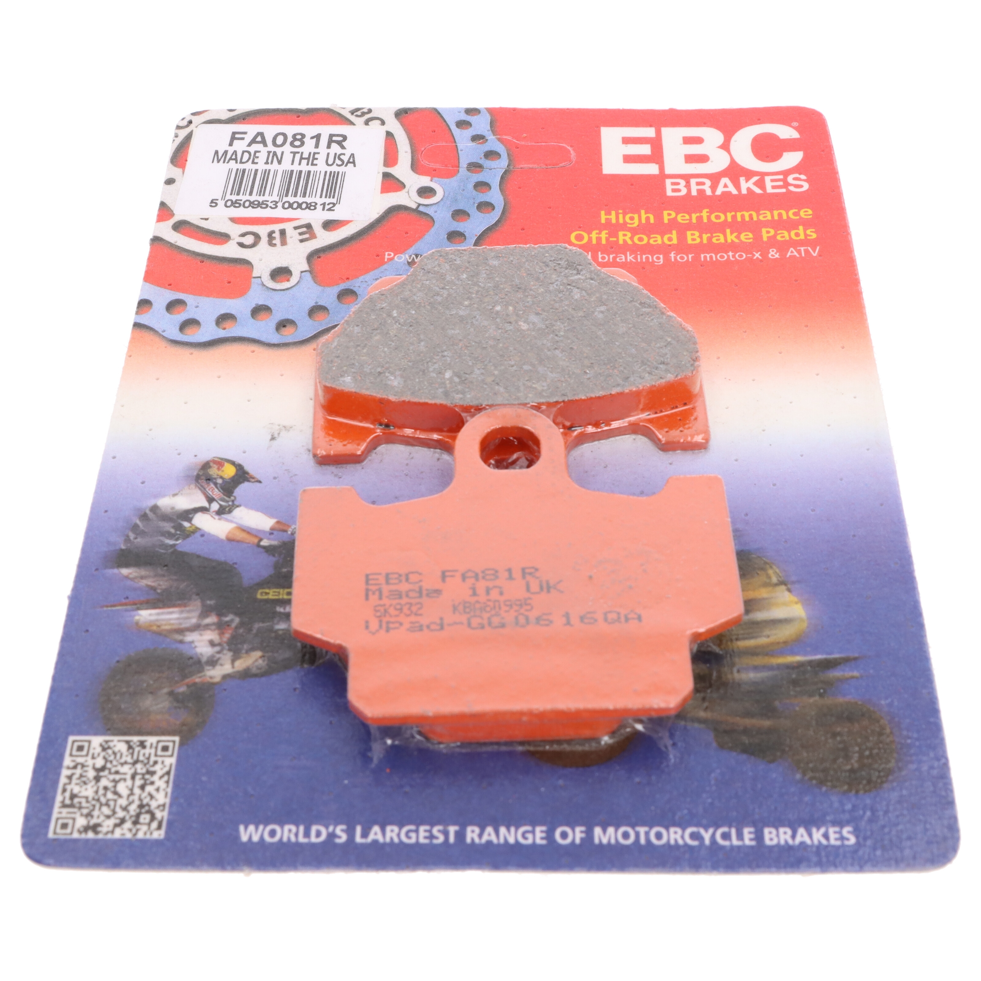 EBC Bremsbeläge FA081R für Aprilia Kawasaki Suzuki CPI Tuareg KMX KX RM Crap