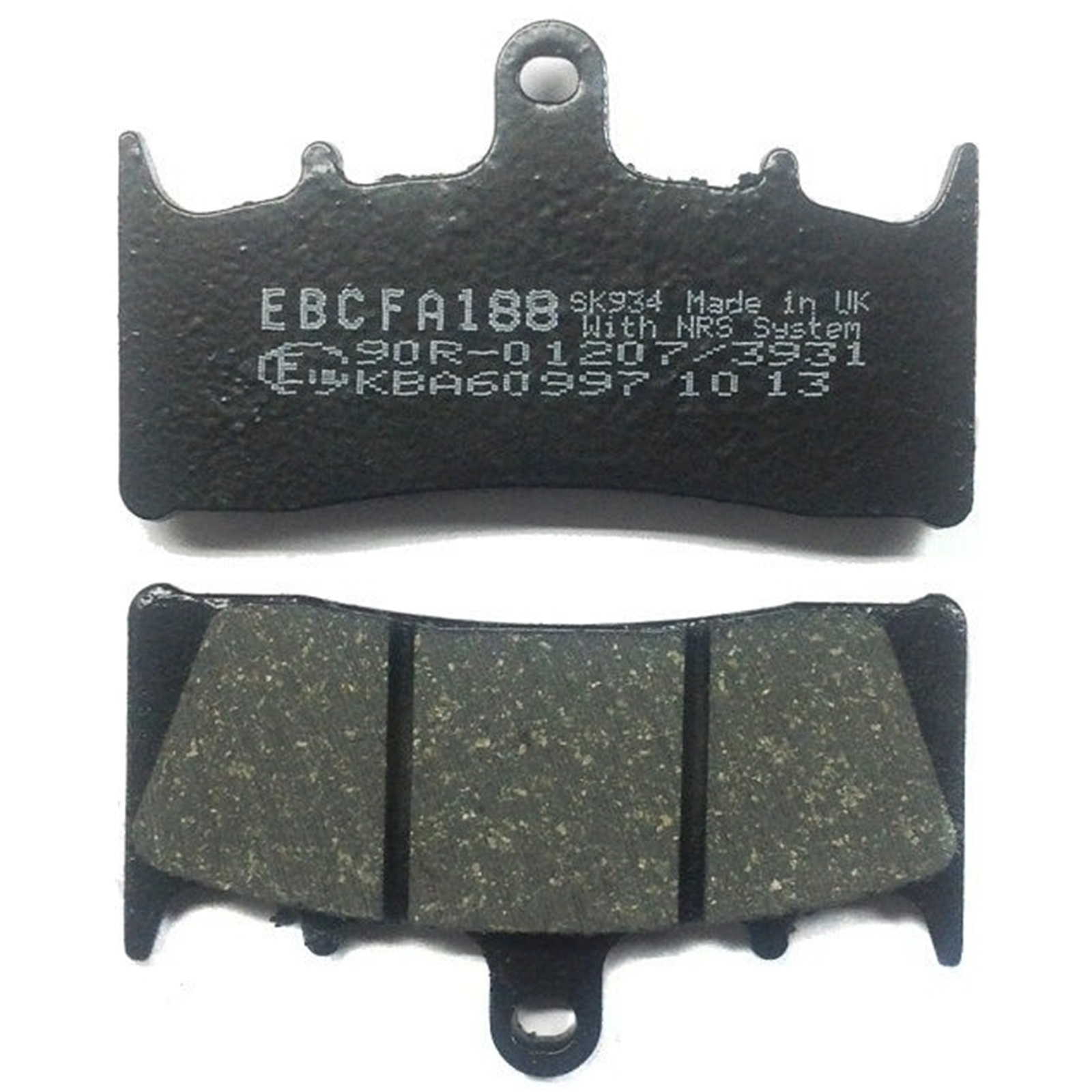 EBC Bremsbelagsatz komplett für Kawasaki Ninja ZX-6R ZX-9R ZZR 600 vorne und hinten