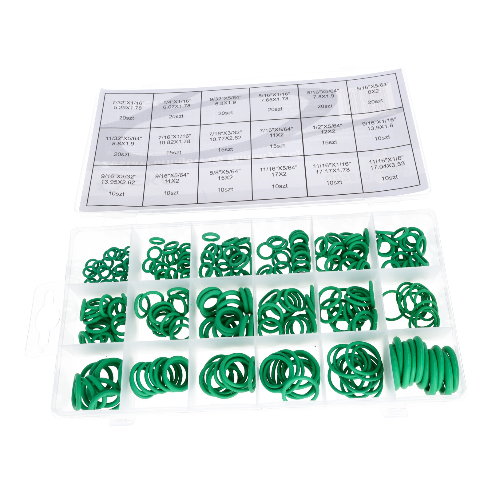 Gummidichtung O-Ring Sortiment 3-22 mm Dichtungsringe 270-teilig