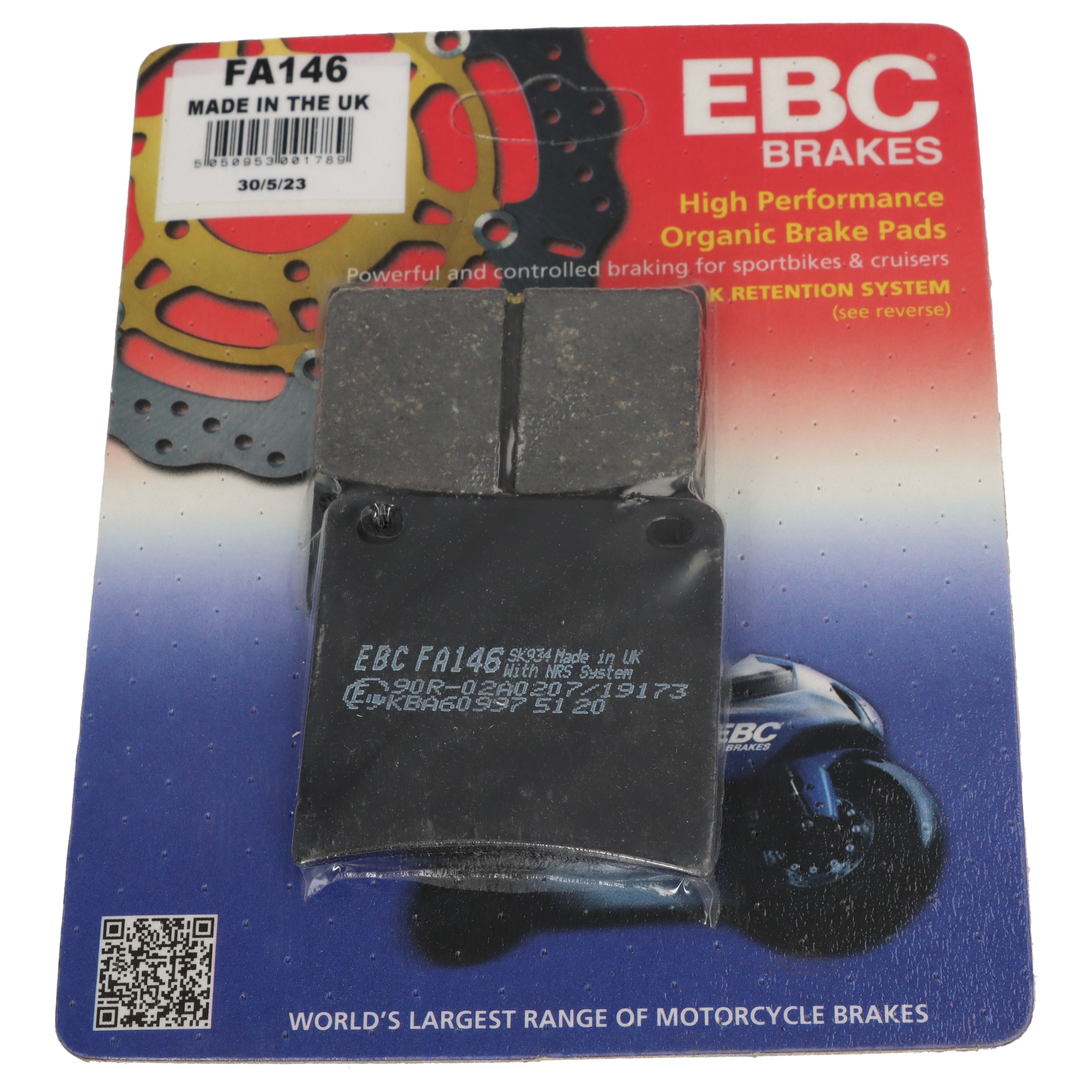 EBC Bremsbeläge FA146 für Suzuki GSX 600 750 VX 800 GSX 1100