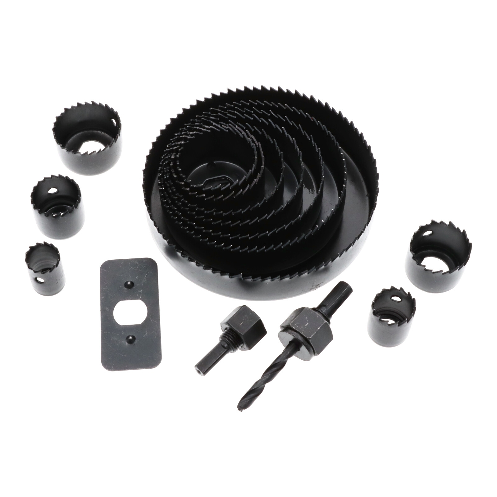 16tlg Set Holz Lochsäge Bohrwerkzeug Dosenbohrer Gipskarton 19-127mm