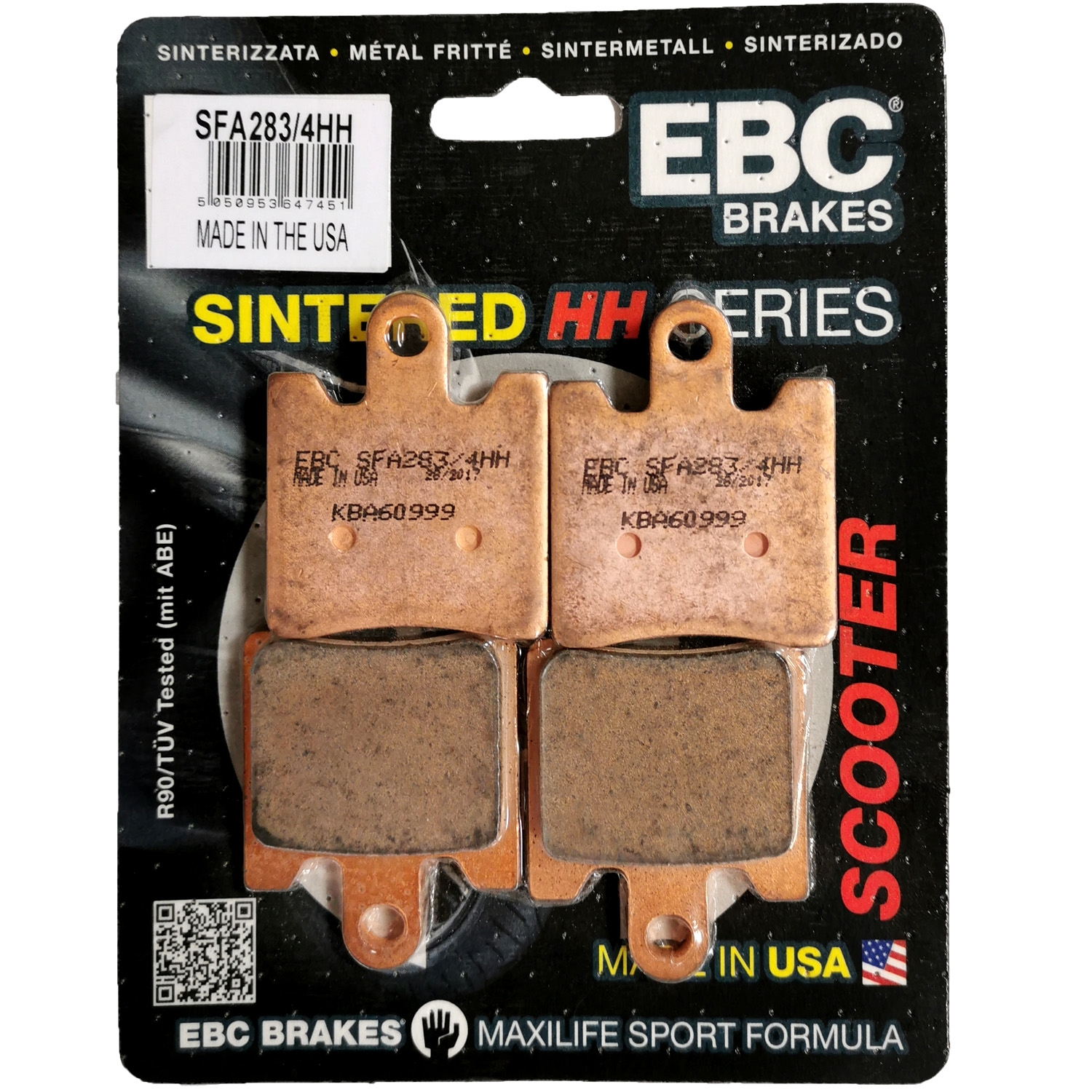 EBC Bremsbeläge SFA283/4HH vorne für Suzuki Burgman AN250 AN400 AN400S