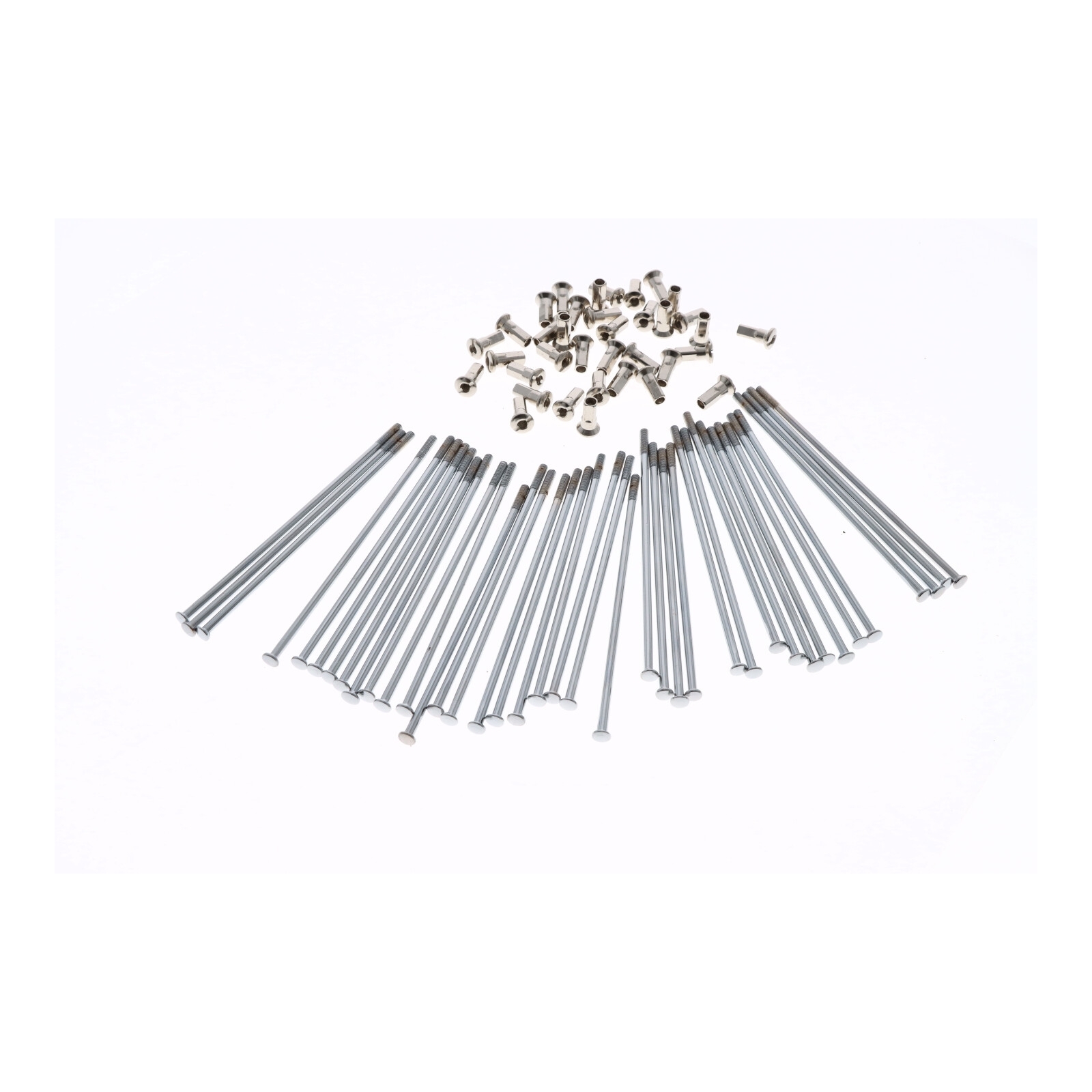 36x Speichen 121mm 3.2mm Speichensatz Nippel verchromt für MZ ETZ 125 150 251 ES TS