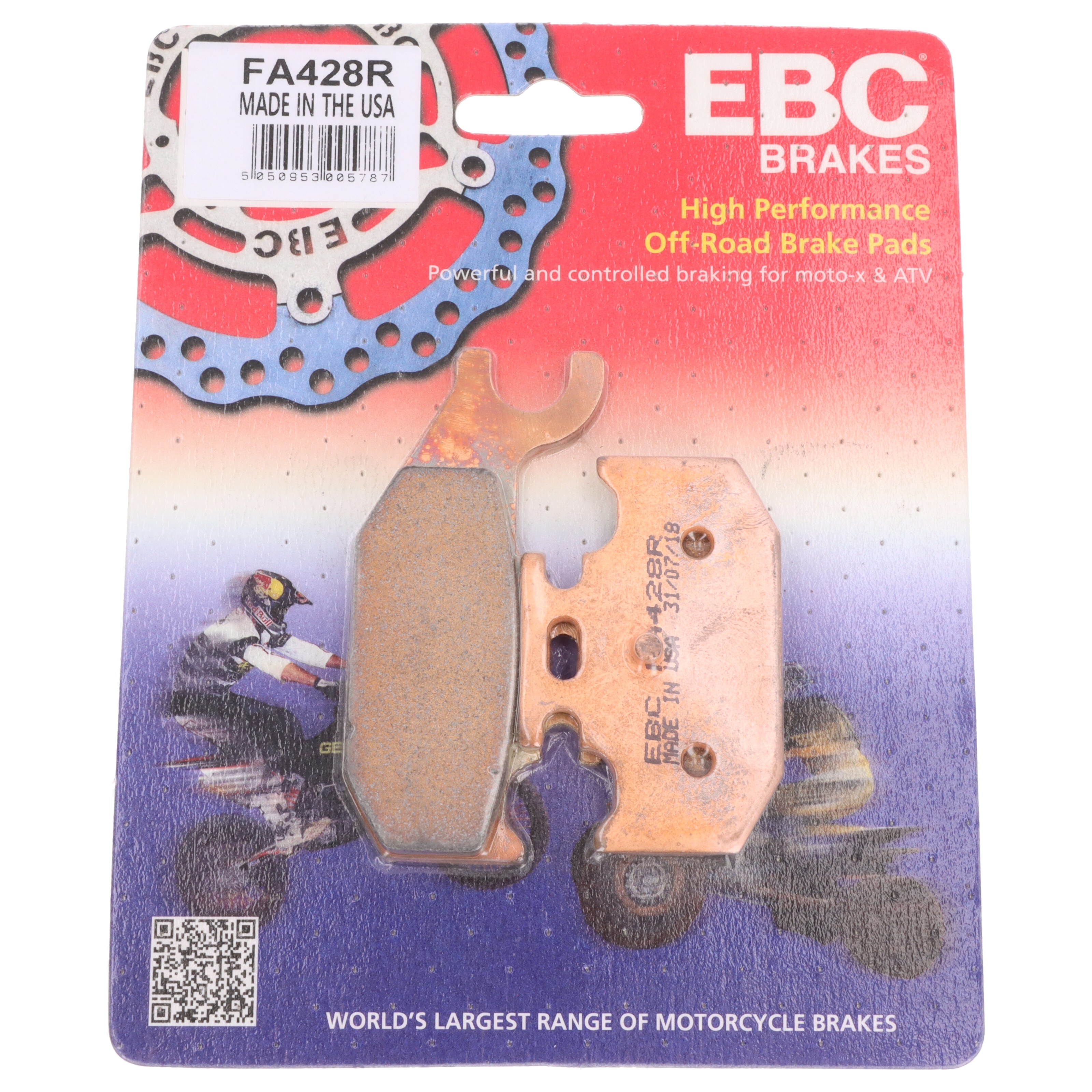 EBC Bremsbeläge FA428R für Yamaha YFM RV RW RX RSEX RSEZ RY RZ RSEW REEA RB RSEB