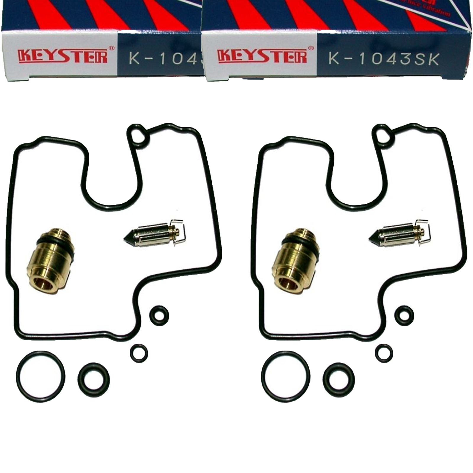 2x Keyster K-1043SK Vergaser Reparatursatz für Suzuki VL 1500 LC Intruder 1998 - 2004