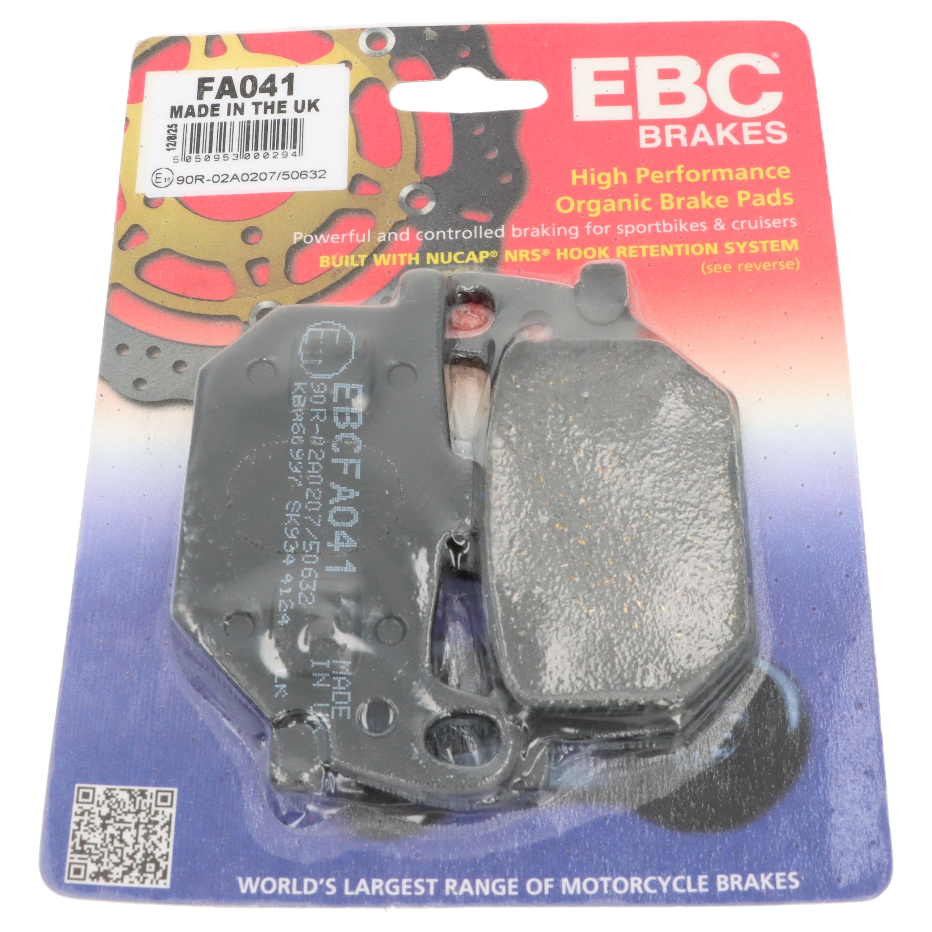 EBC Bremsbeläge FA041 für Yamaha RD 250 1A2 400 1A3 XS 400 4G5 750 3L3 SE