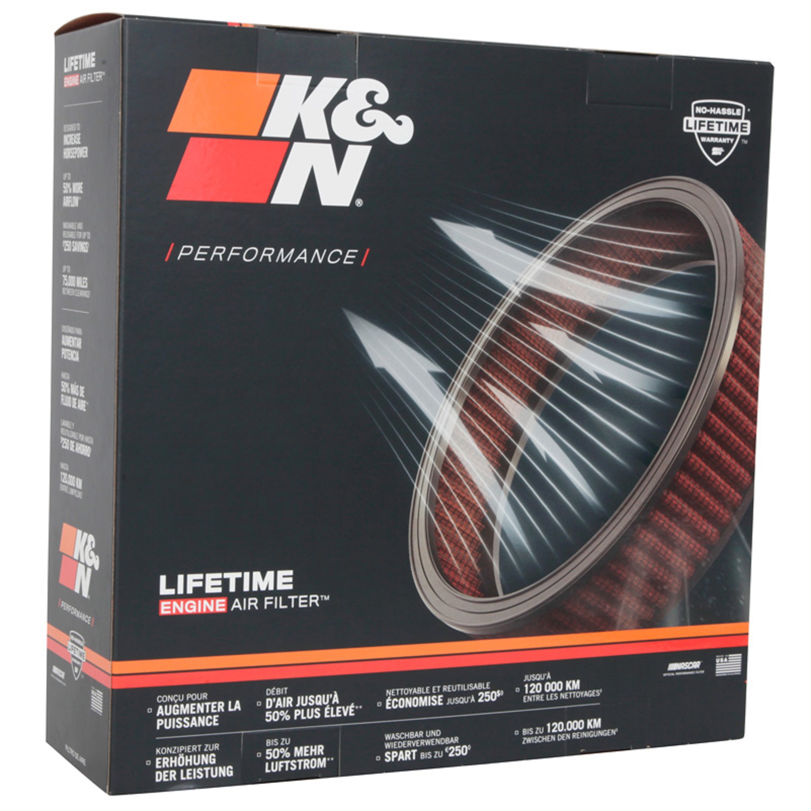 K&N Tauschluftfilter für Ford V8 1966-1987 Mercury Lincoln