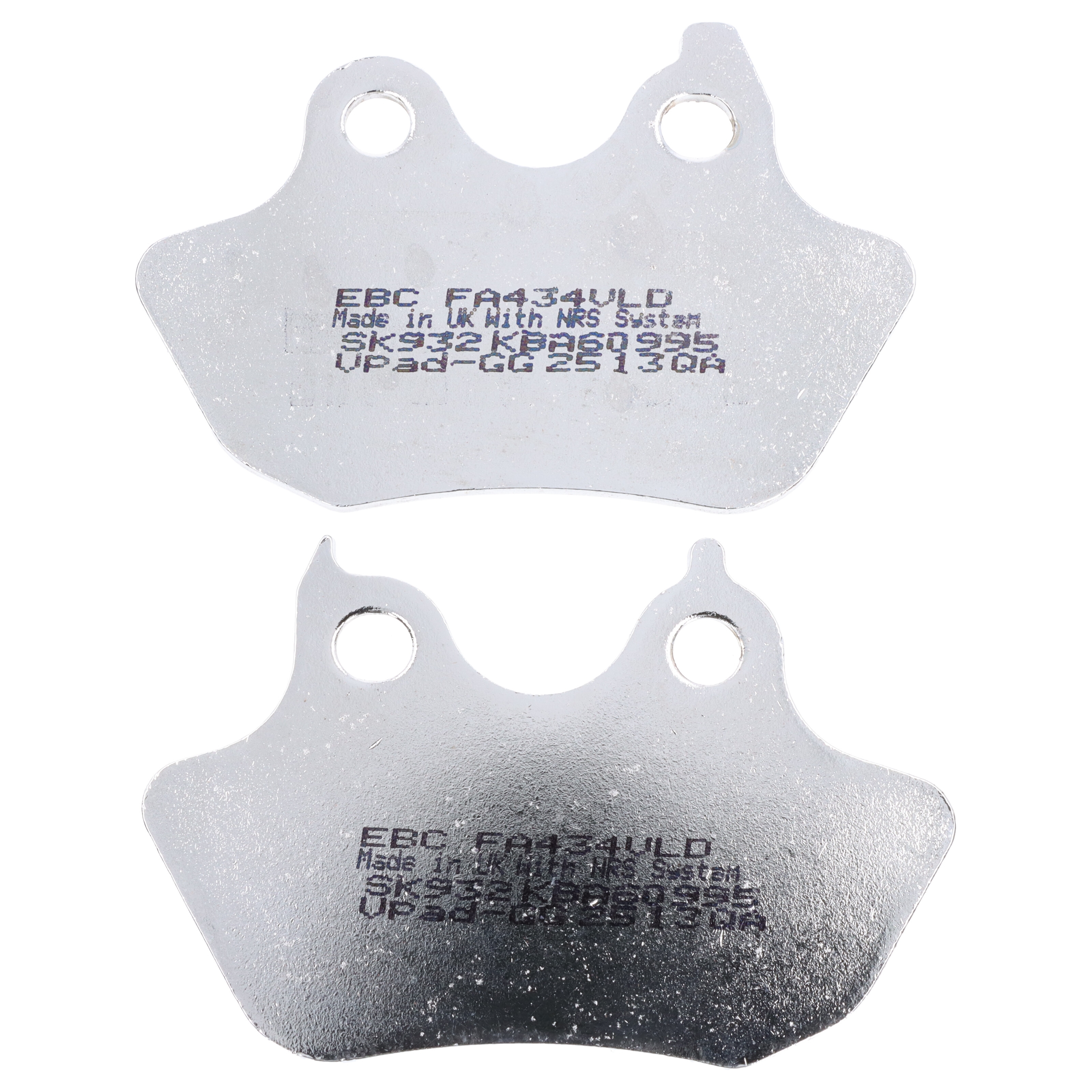 EBC Bremsbelag für Motorräder FA434VLD Semisintermetall