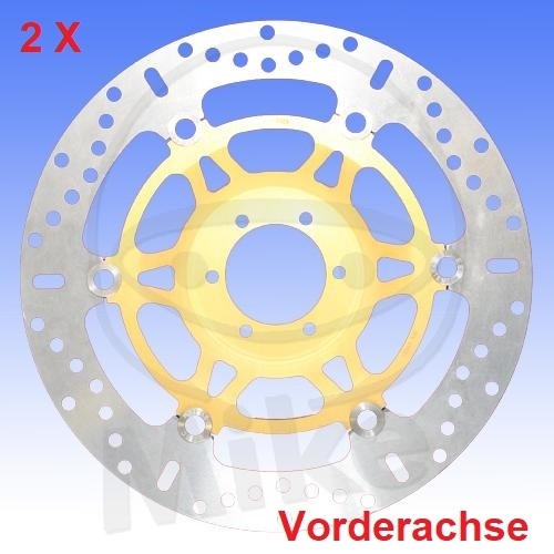 2x Bremsscheibe für Honda CBR400RR VFR400 CBR600 VFR750 CBR900RR VTR1000 RS250