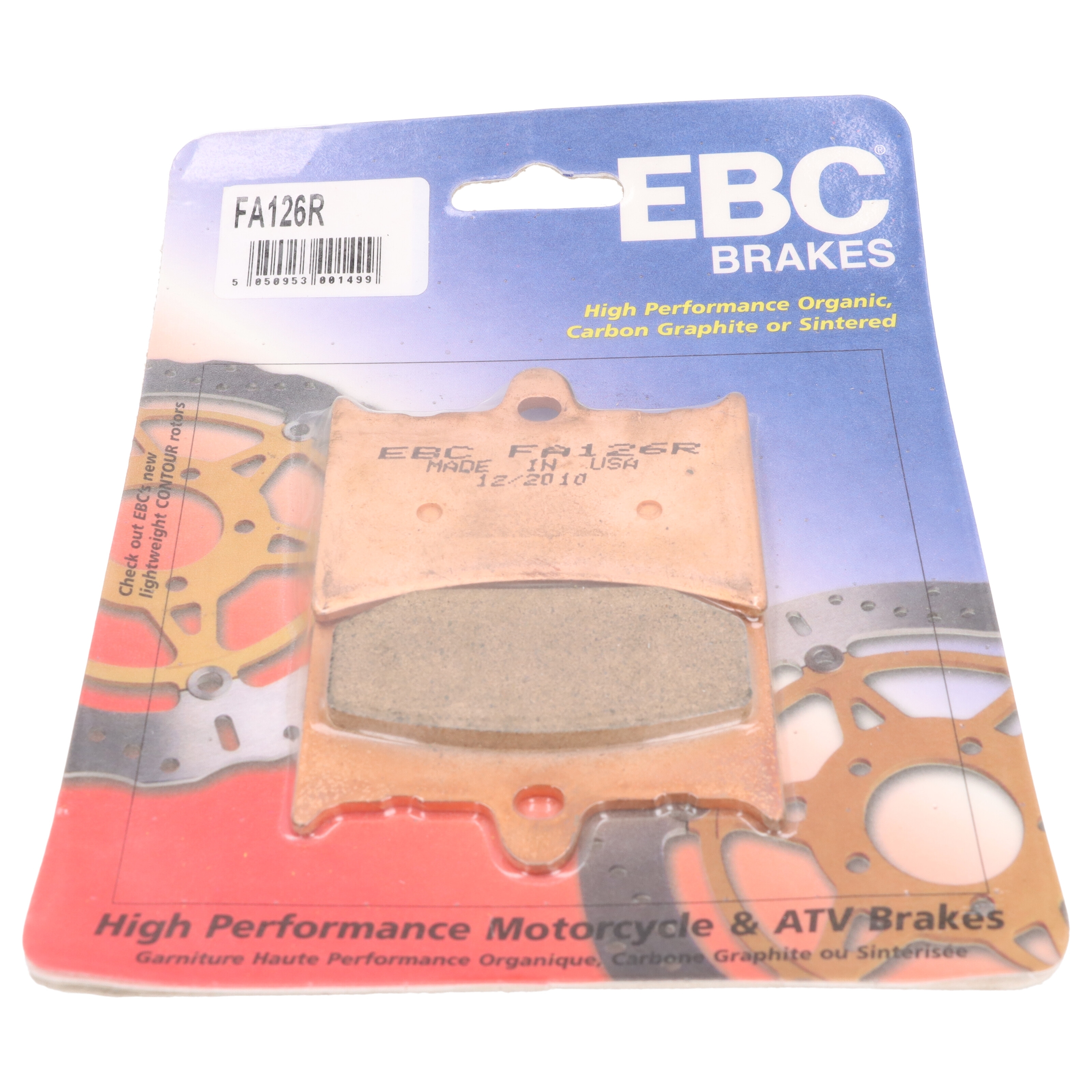 EBC FA126R Sintermetall Bremsbeläge vorne für KTM EXC MX 125 250 350 Baujahr 1987 Gilera 125 ab 1989