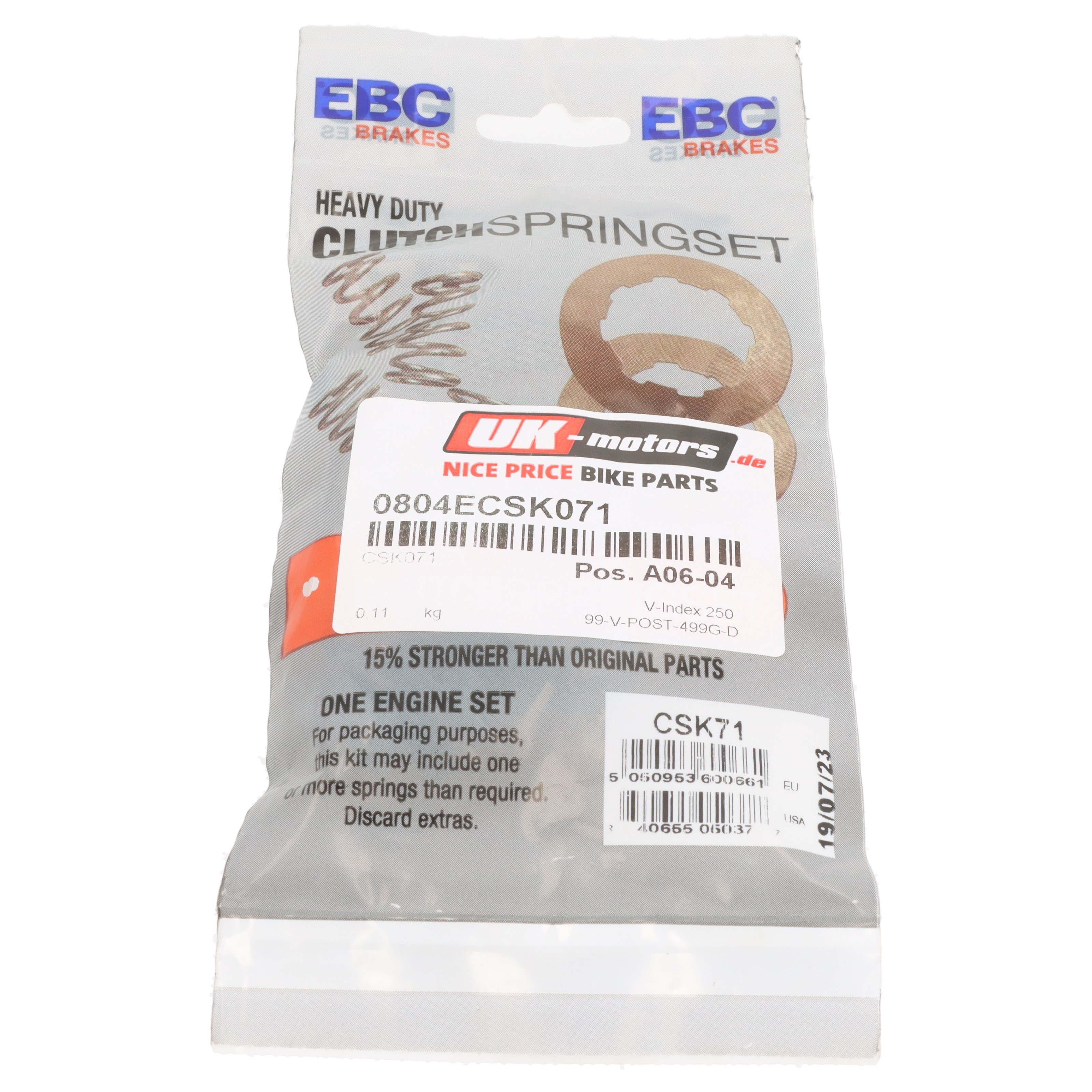 EBC CSK071 6x Kupplungsfedern Satz für Suzuki TL 1000 S AG3115 AG3215 1997-2000 R AM3212 1998-1999