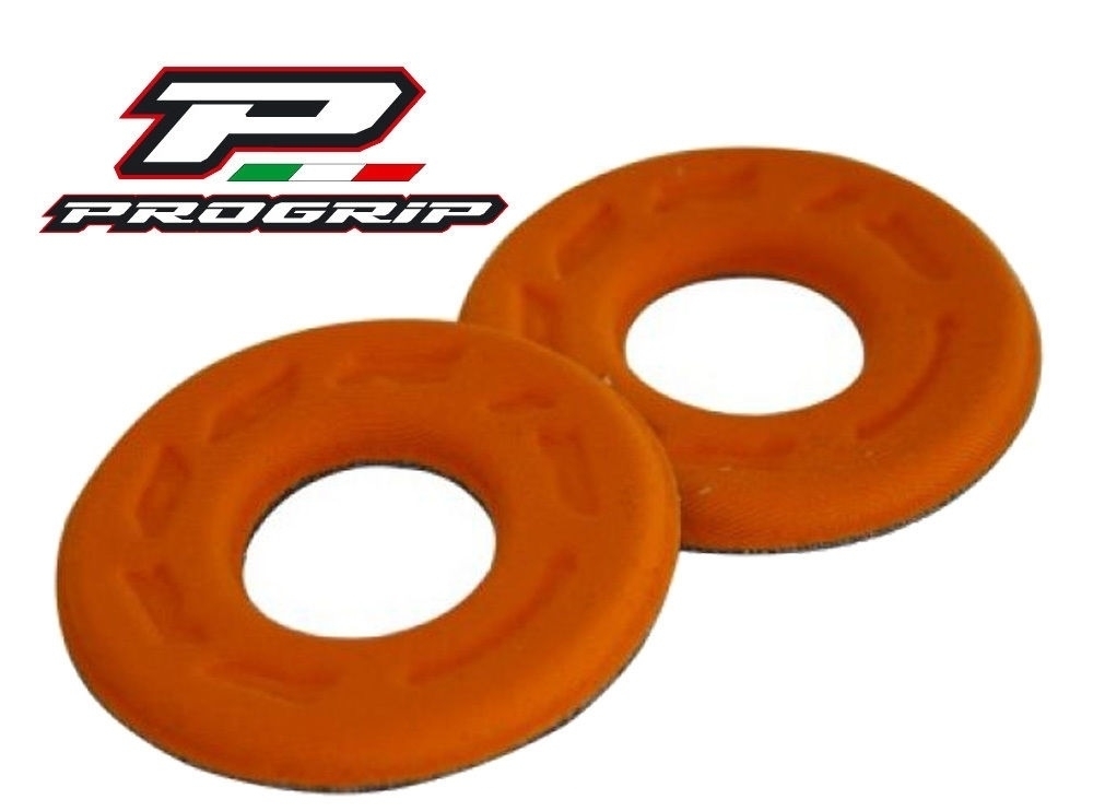 2x Progrip DONUT Orange Flanschschaum für Griffgummi Donuts