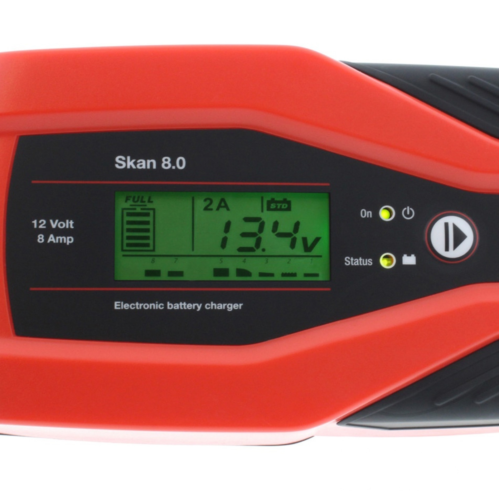 JMP Batterieladegerät Skan 8.0 12V 1A 2-8A Säure Gel AGM Lithium Canbus inkl. Adapter