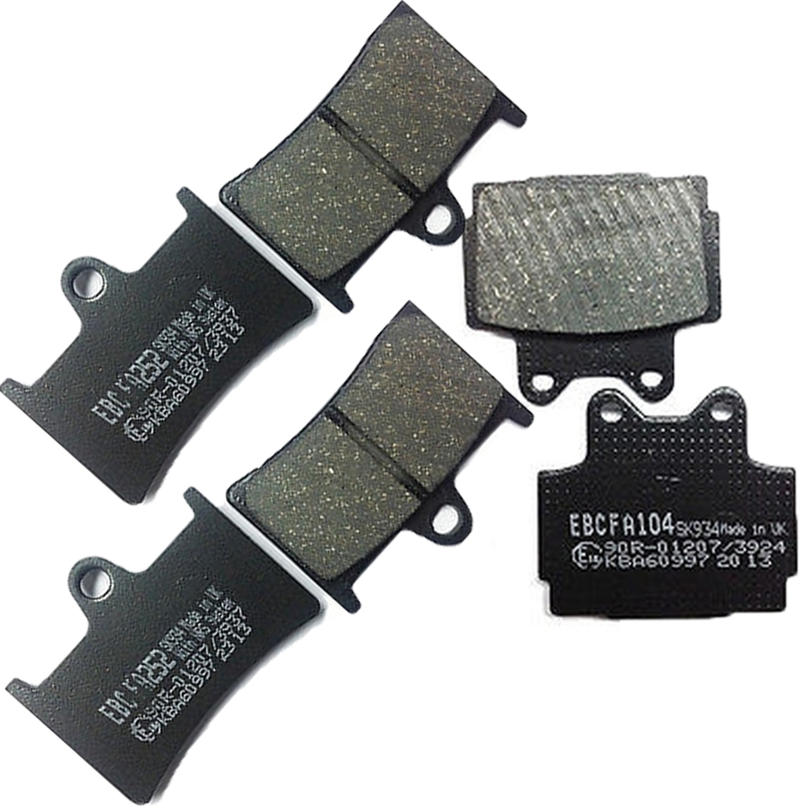 EBC Bremsbelagsatz für Yamaha TZR 250 FZR 400 FS600 Fazer vorne + hinten