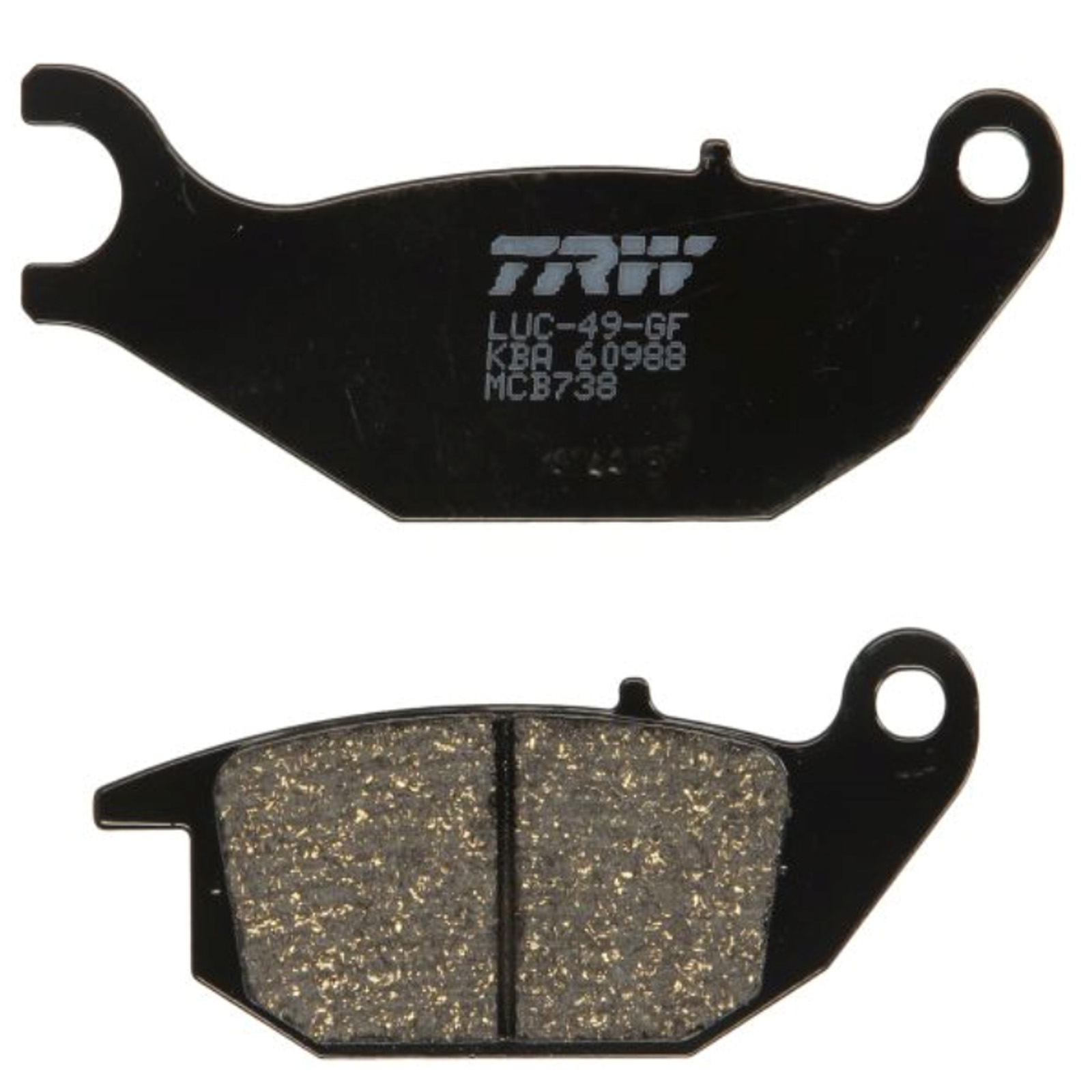 TRW MCB738 Bremsbeläge hinten für Honda XL125 V Varadero CBR125 R RW RS Repsol