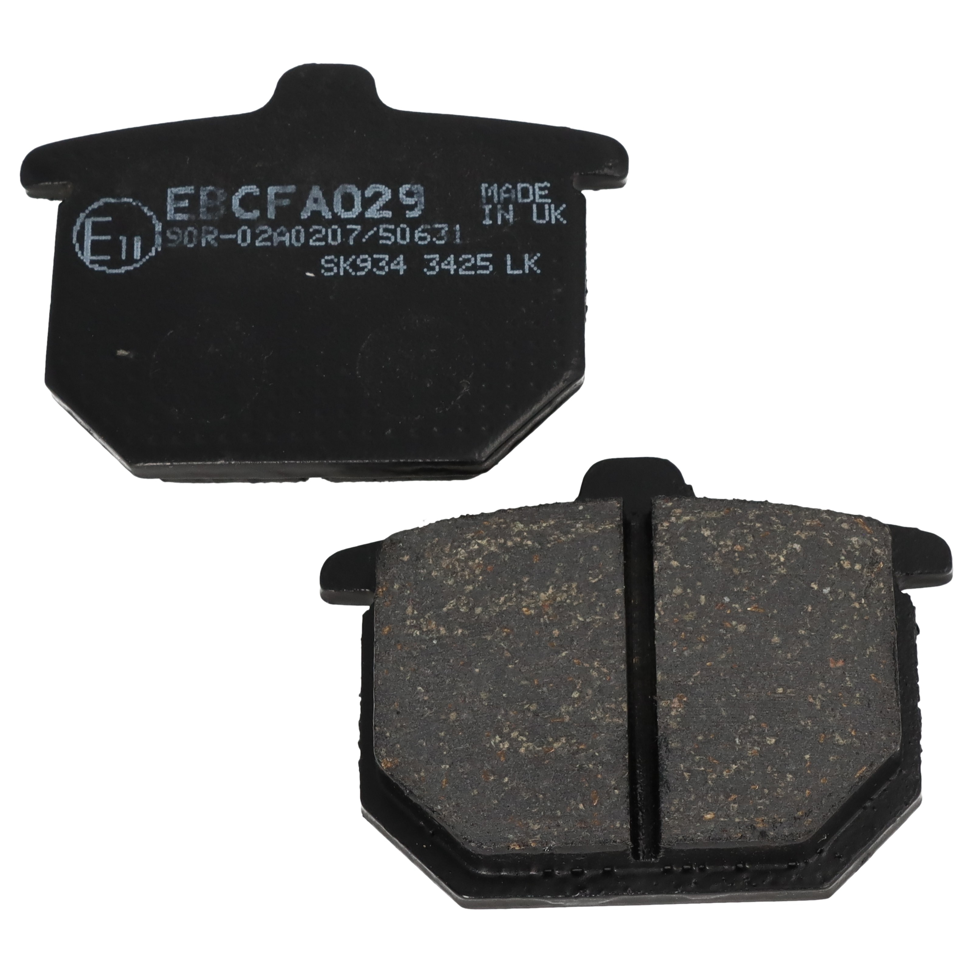 2x EBC FA029 Blackstuff Bremsbeläge vorne für Honda CX 500 GL 1000 1977 - 1981