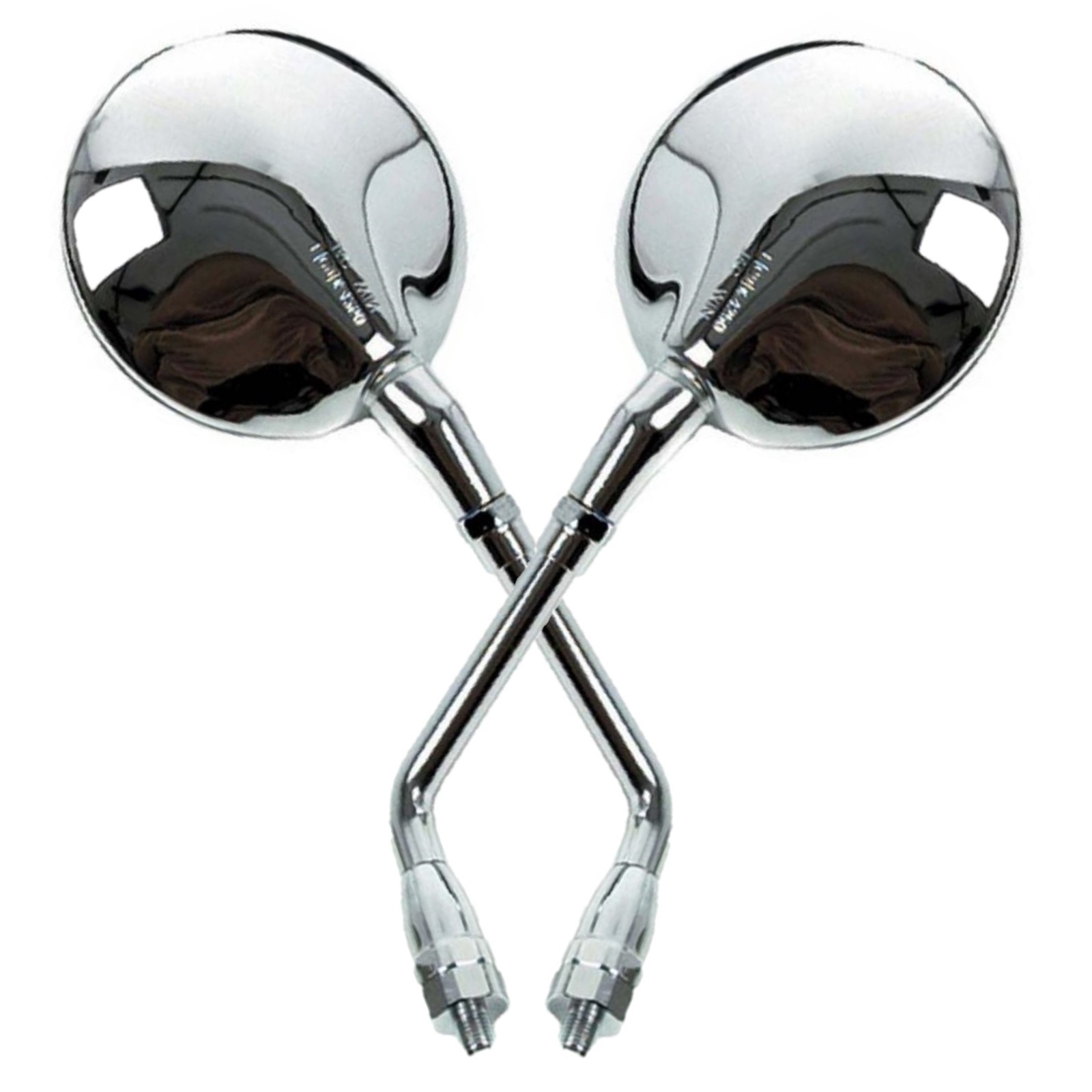 Spiegelpaar für Kawasaki ER500 A B C D Twister 1997-2006 in chrom