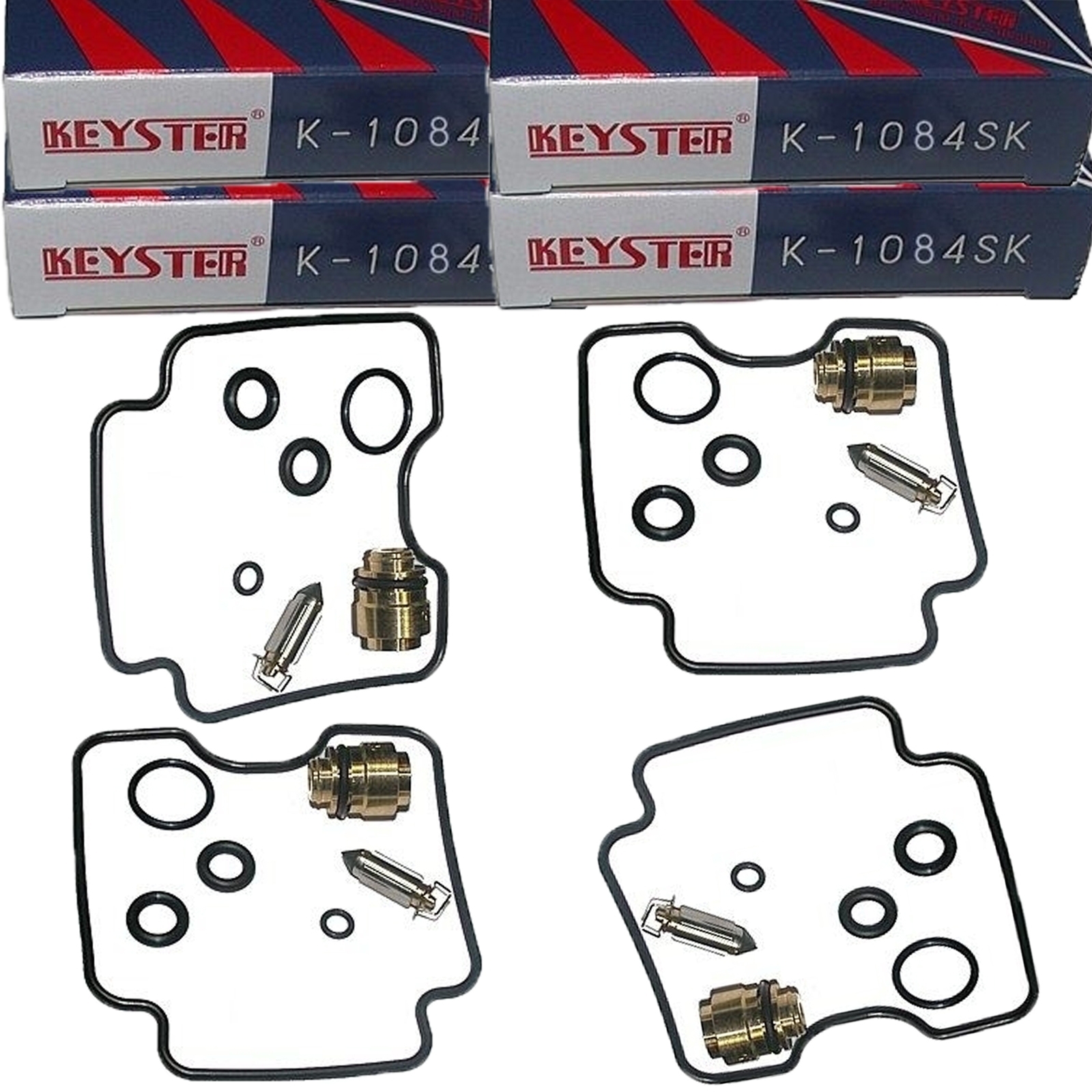 4x Vergaser-Reparatursatz K-1084SK für Suzuki GSX 600 F FU AJ1113 AJ1213 AJ3113