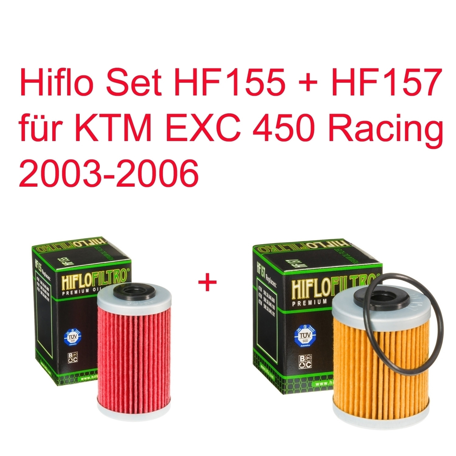 Hiflo Satz Ölfilter für KTM Duke Enduro 690 EXC SMC SMR SX SXC Beta RR