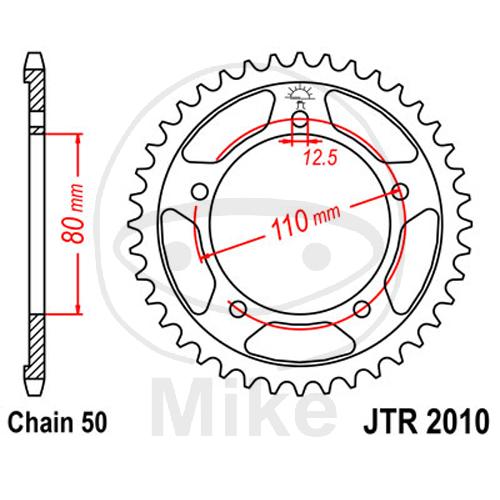 JT Kettenrad 45Z Teilung 530 JT Sprockets JTR2010.45