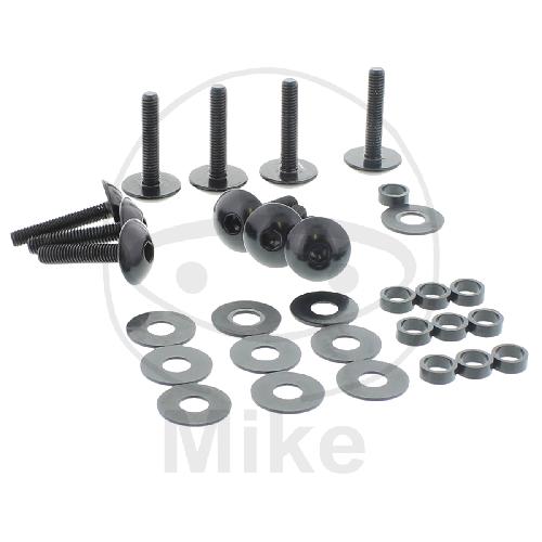 Pro Bolt Linsenschrauben-Satz M5 x 0.8mm 25mm schwarz