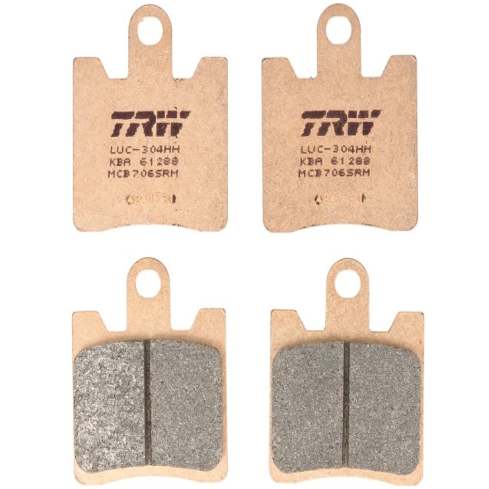 TRW MCB706SRM Sintermetall Roller Bremsbeläge vorne für Suzuki Burgman AN250 AN400 1998 - 2006