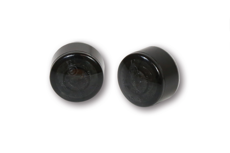 HIGHSIDER APOLLO LED Rücklicht / Blinker Einheit, schwarz Alu, getöntes Glas