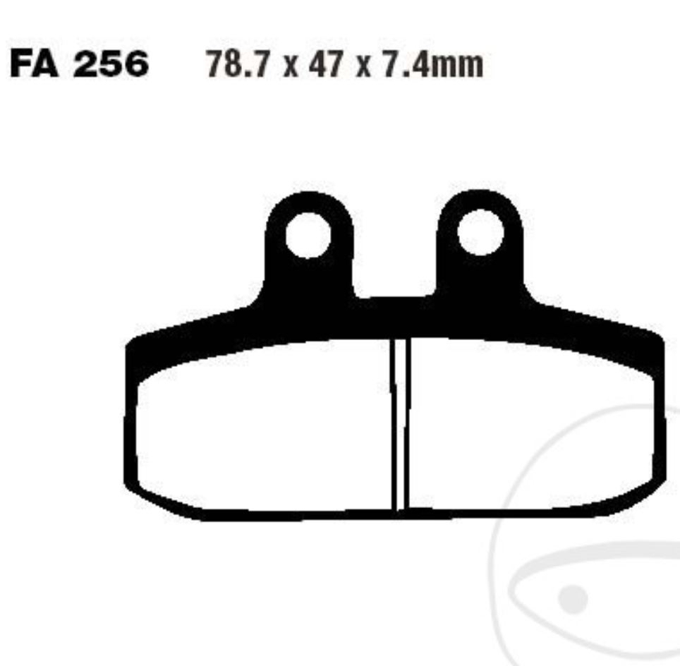 EBC SFA256 Bremsbeläge für Honda SJ 50 100 Aprilia Moto Guzzi Piaggio Derbi Malaguti