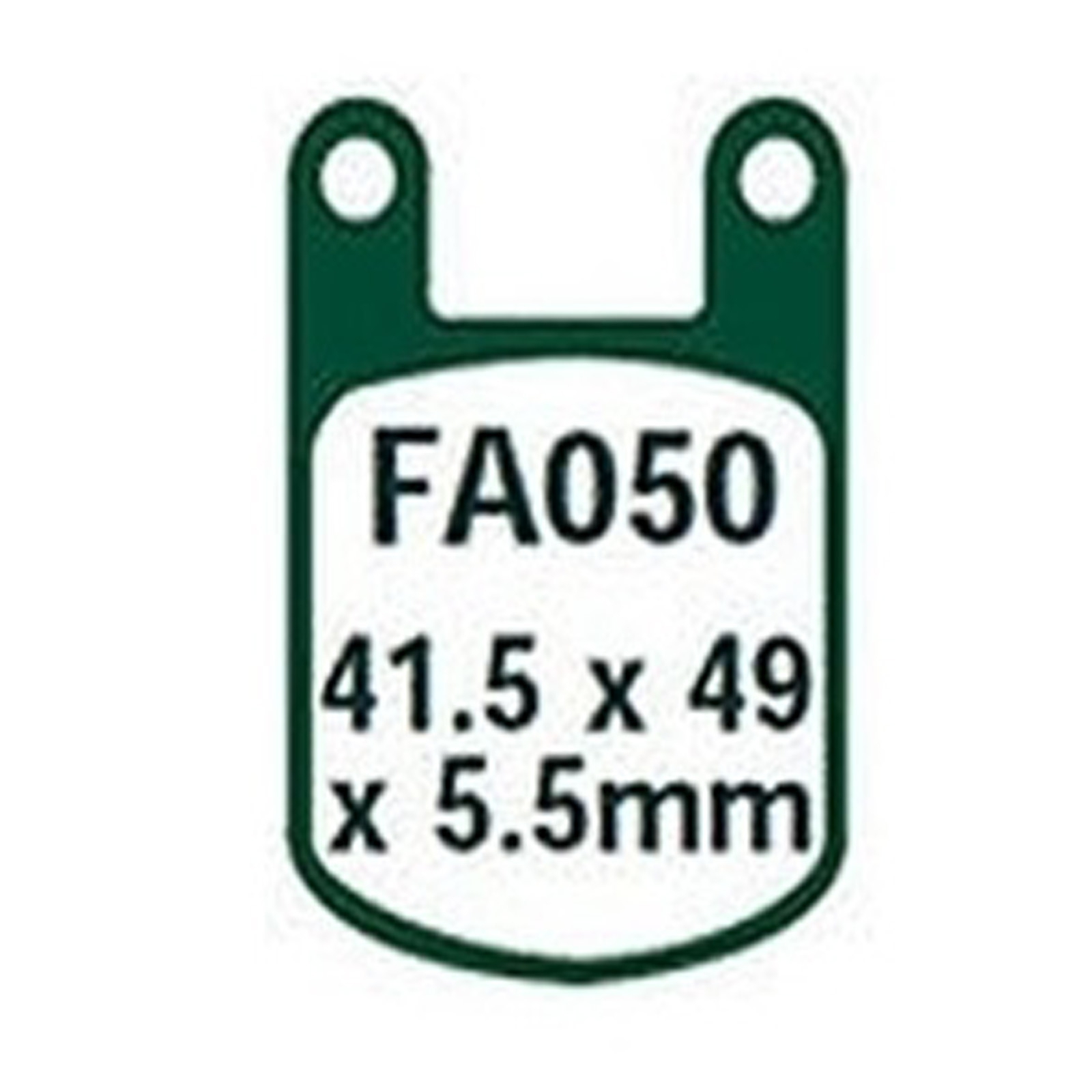 EBC FA050 Blackstuff Bremsbeläge vorne für Malaguti Puch Sachs 50 80 Ultra Zündapp KS