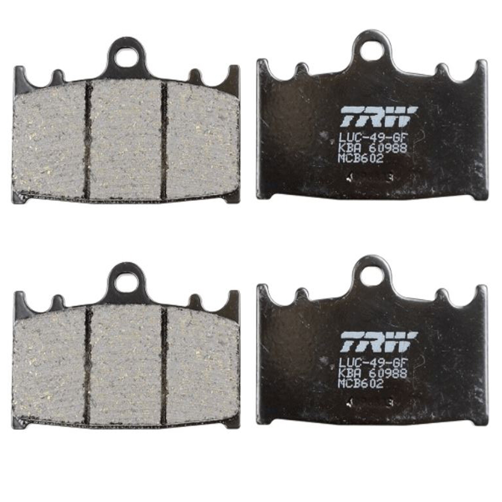 TRW MCB602 Bremsbelagsatz vorne für Suzuki GSF GSX-R SV Kawasaki KLZ ZZR GPZ