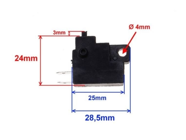 Bremslichtschalter rechts für China Roller Jack Fox Rex RS Benzhou Flex Tech