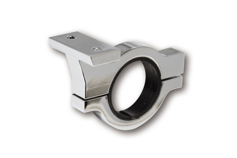 HIGHSIDER Aluminium Lenkerschelle, verchromt, für Kontrollanzeige