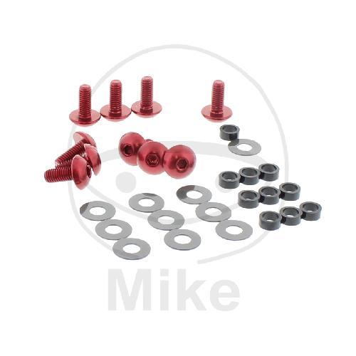 Pro Bolt Linsenschrauben-Satz M5 x 0.8mm 12mm red
