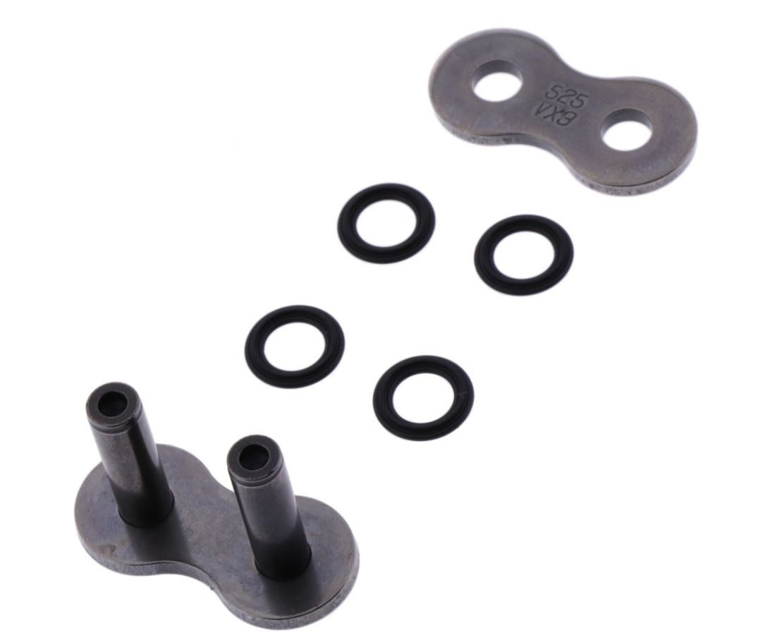 DID 525VX3 Motorrad X-Ringkette verstärkt 525 Teilung 108 Glieder offen + Nietschloss