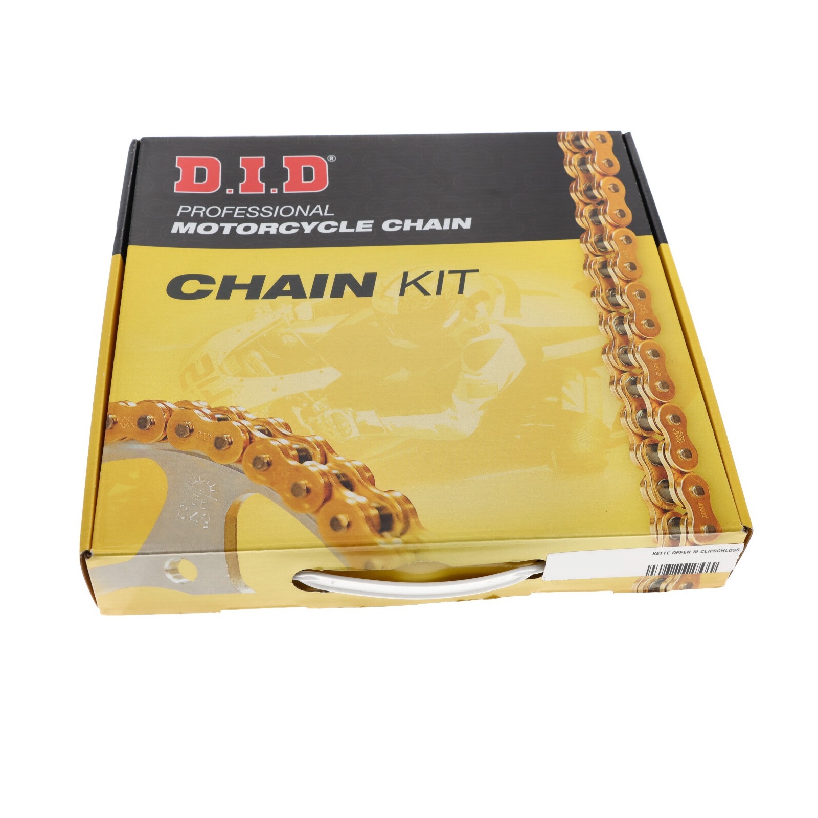 DID X-Ringkette Kettensatz gold für Suzuki GSX-R 1000 2001 - 2006 K1-K6 530 Teilung 110 Glieder