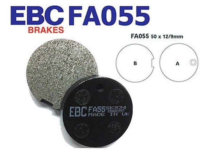 EBC Blackstuff Bremsbeläge FA055 Kawasaki H1 500 H2 750 Z1 A B 900 Suzuki GT
