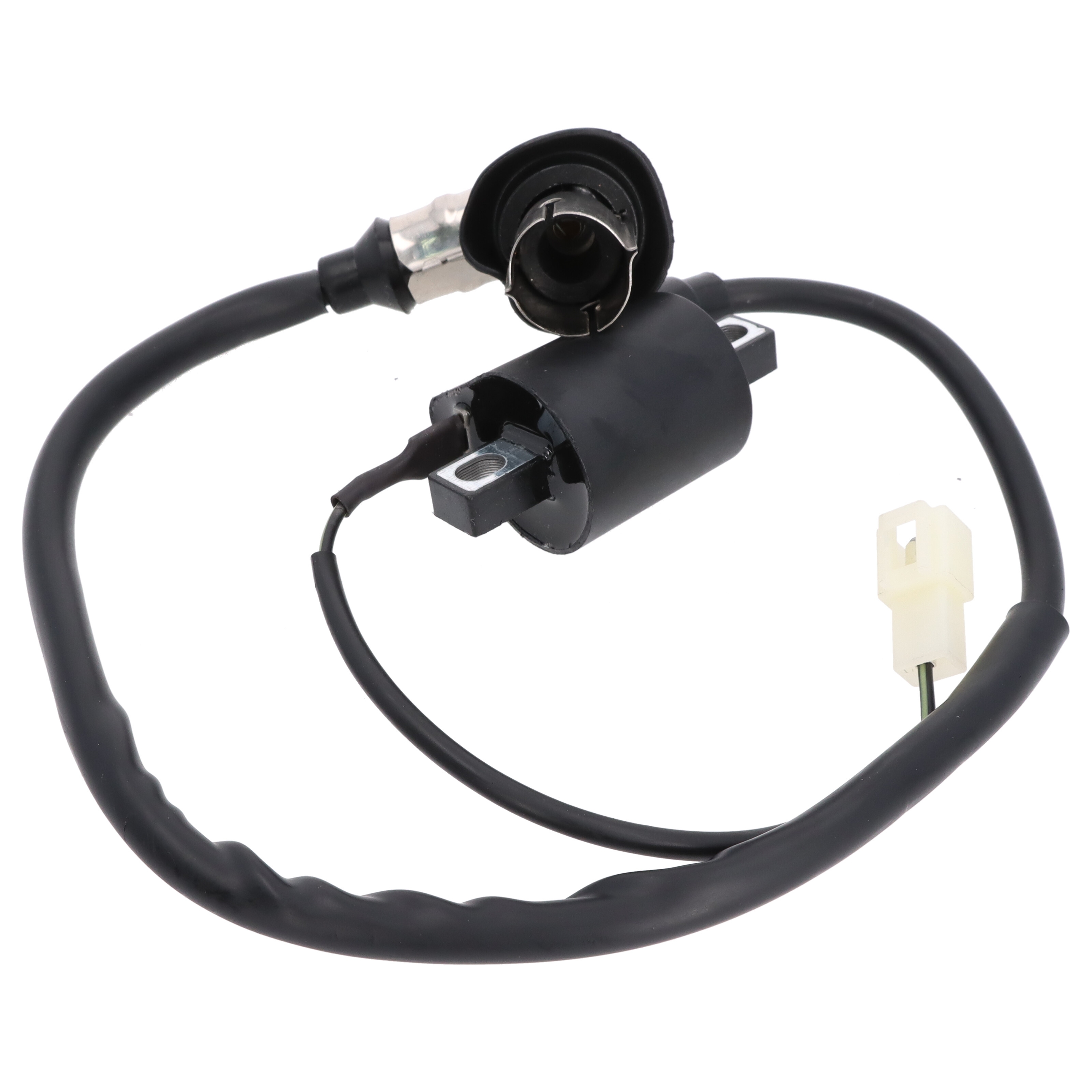 Zündspule mit Kerzenstecker für 2-Takt Scooter | Roller | Quad | ATV