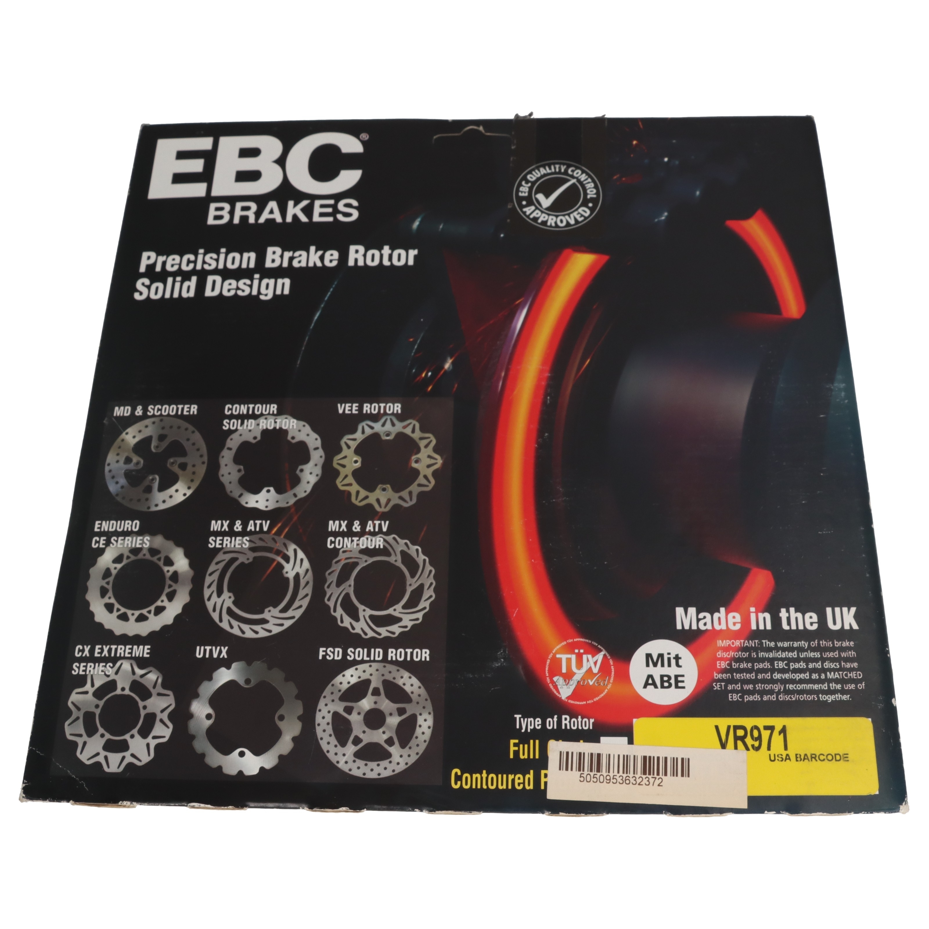 EBC VEE Scooter Bremsscheibe VR971 Kymco Cobra ZX Yager/Spacer Top Boy Super 9 etc