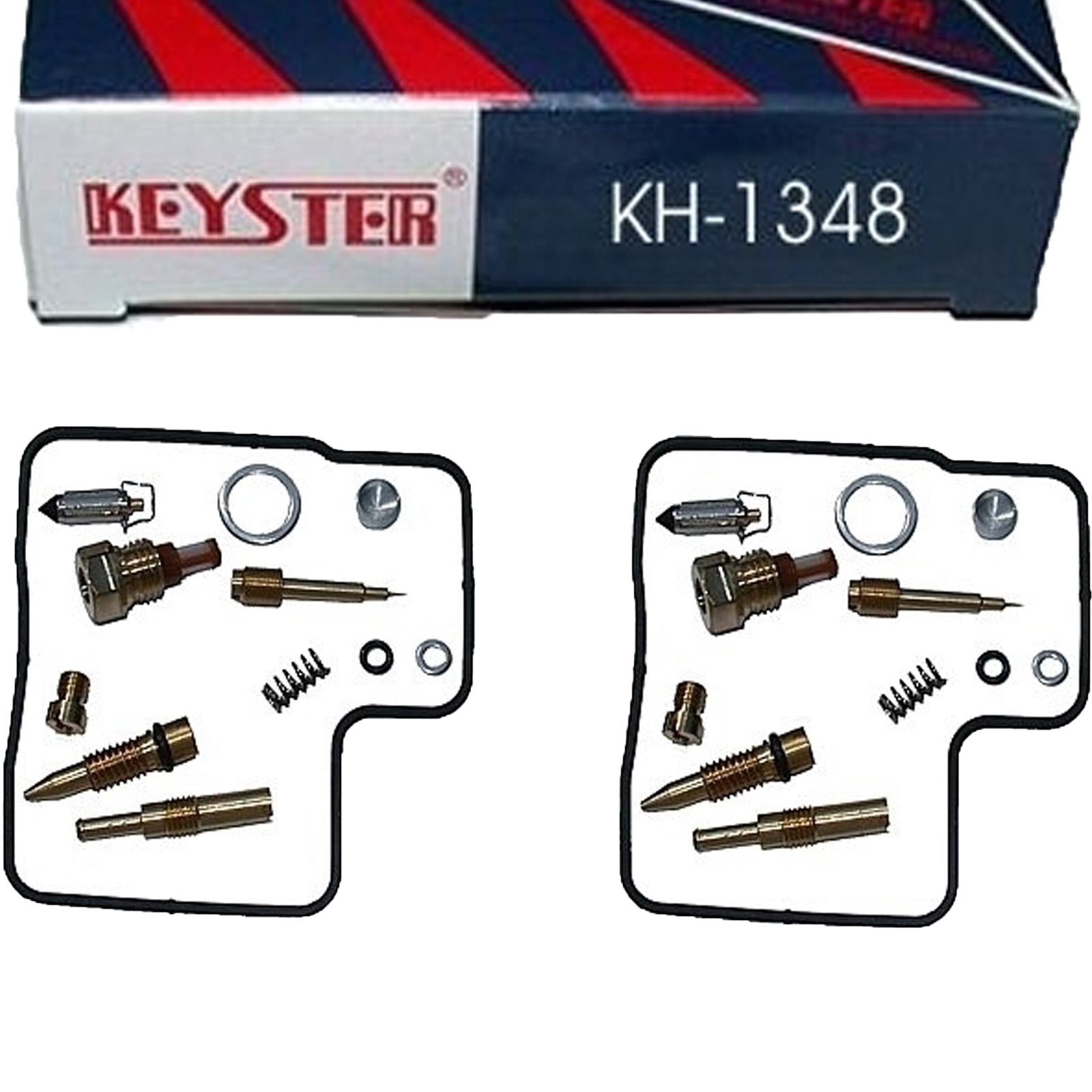 Keyster KH-1348 Vergaser Reparatursatz für Honda NTV650 Revere 1988 - 1990 RC33