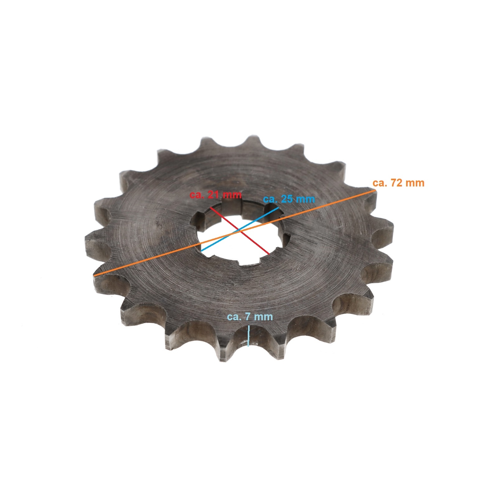 Ritzel Kettenritzel Antriebsritzel vorne für Jawa CZ 175 250 350 353 354 634 639 TS LUX 18 Zähne