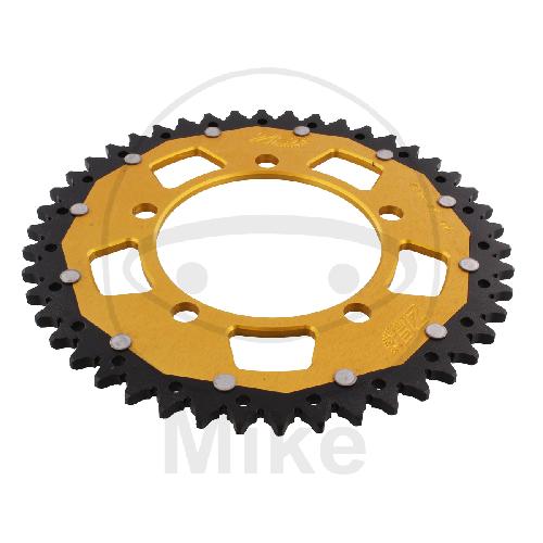 ZF Kettenrad Dual 46Z Teilung 520 Lochkreis 110 Gold f. BMW S 1000 R RR