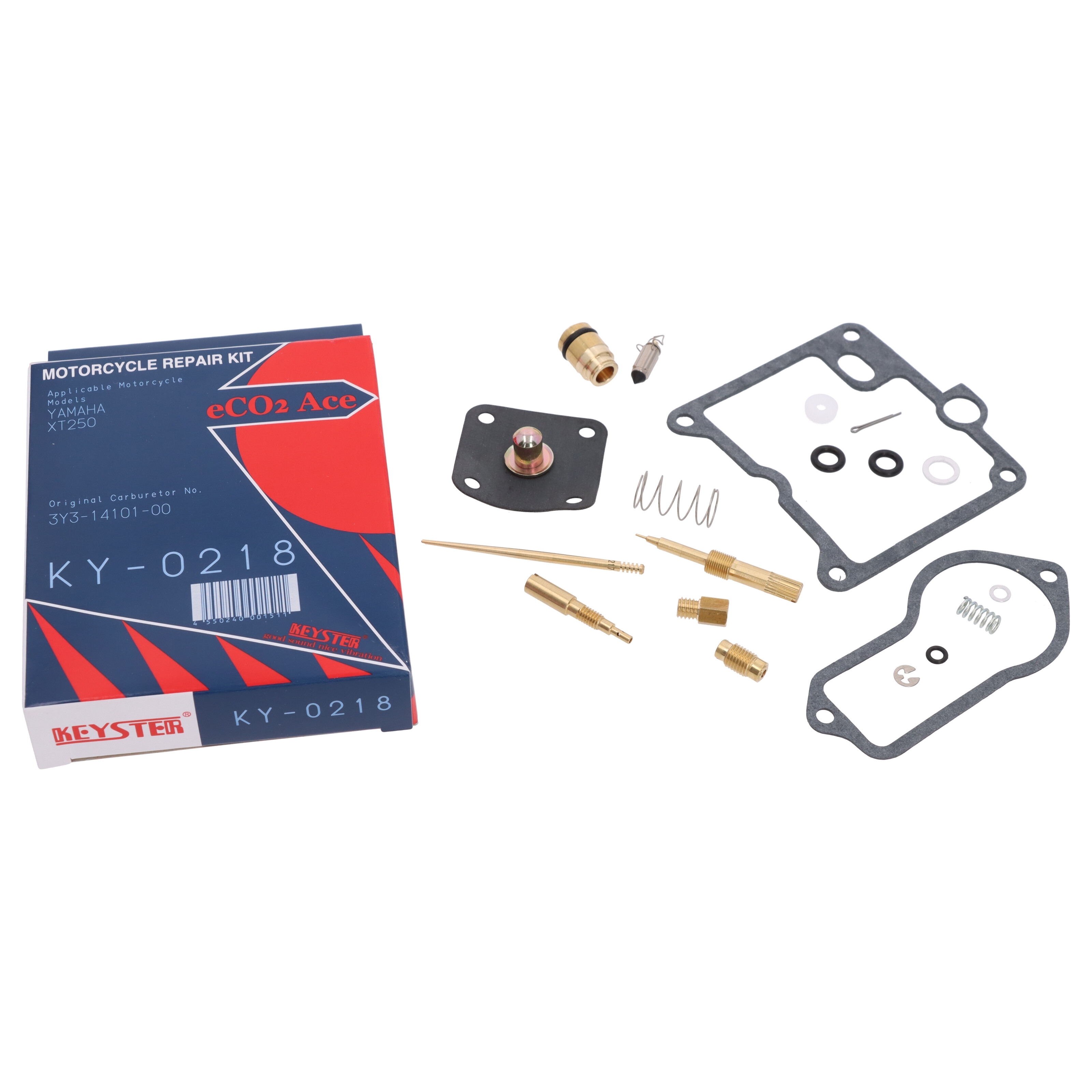 Keyster KY-0218 Vergaser Reparatursatz für Yamaha XT250 1979 - 1990 Typ 3Y3 XT 250