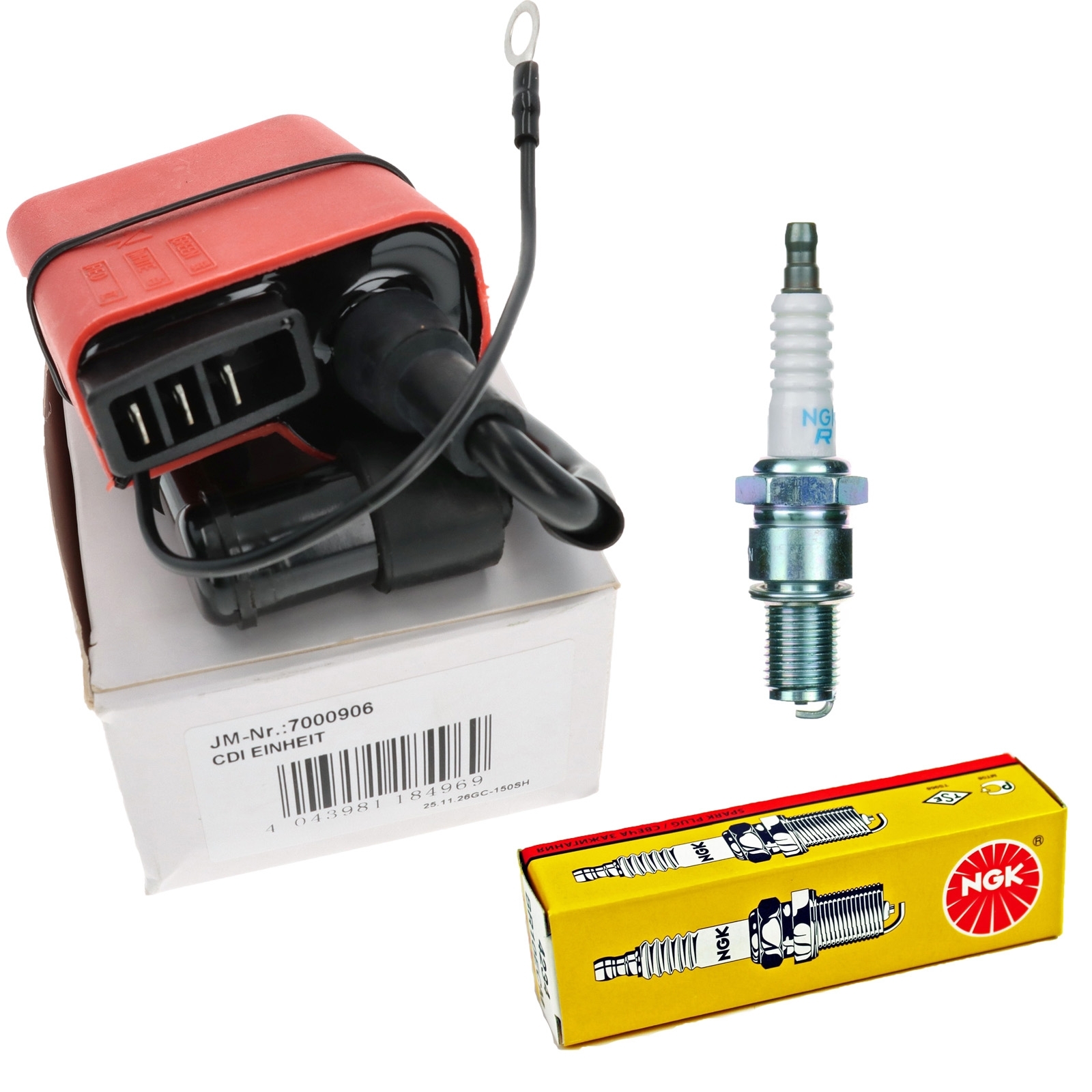 CDI Einheit für Gilera Runner Stalker Piaggio Zip Free Liberty NRG TPH Sfera Vespa +Zündkerze