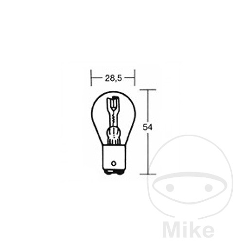 Lampe 6V18/18W 1827