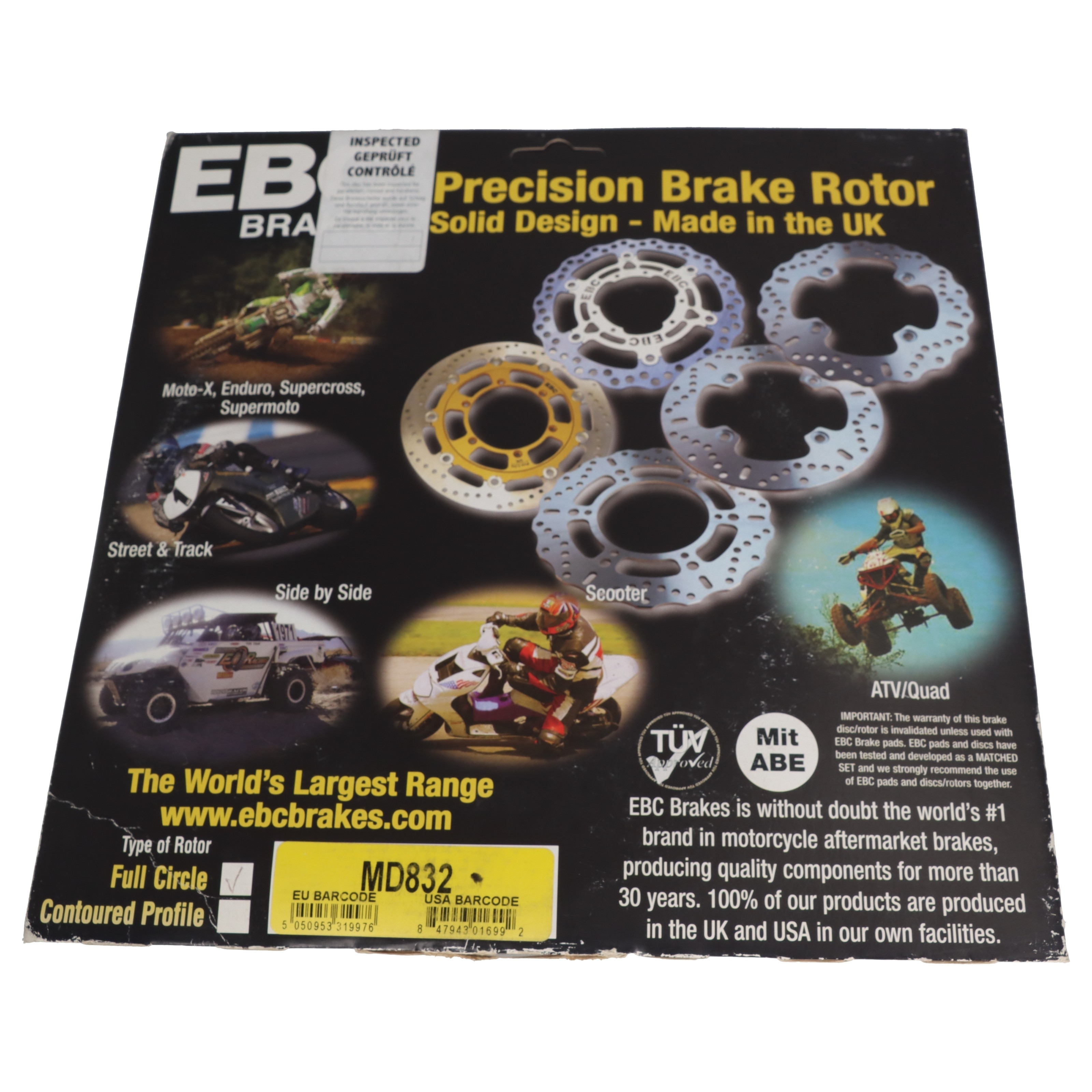 EBC Bremsscheibe MD832 BMW HP4 1000 S 1000 R RR