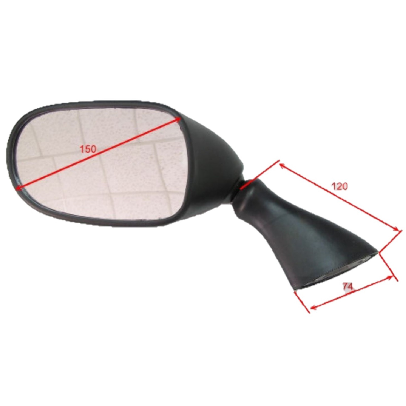 JMP Rückspiegel Paar für Suzuki GSX 600 F FU 1998 - 2005 GSX 750 F 1998 - 2006
