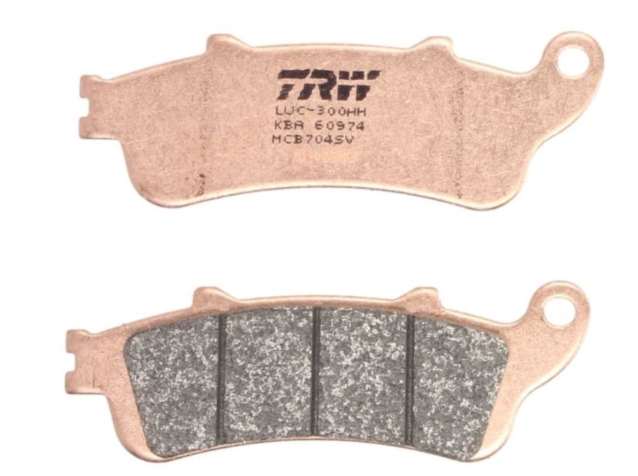 TRW MCB704SV Sintermetall Bremsbeläge vorne für Honda VFR800 NT650 V ST GL CBR1100 XX Super Blackbird